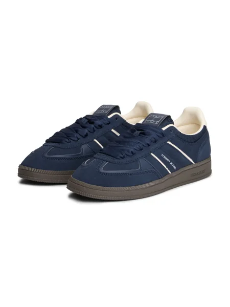 Tommy Jeans Sneakers THE GREENWICH EDGE | piele întoarsă albastru