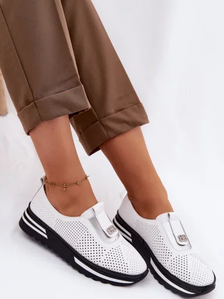 Usnjene mokasini S. Barski črna