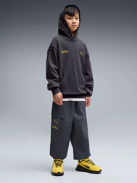 Детское худи Puma серое