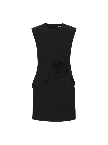 Sukienka mini Rotate Birger Christensen z falbankami czarna