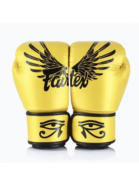 Fairtex Universal "Tight-Fit" дизайн Falcon златни боксови ръкавици