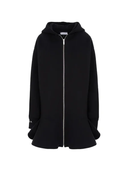 Rochie Hamza din fleece de costum negru