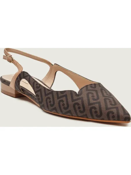 Liu Jo Pantofi VIVIEN 07 cu adaos de piele maro