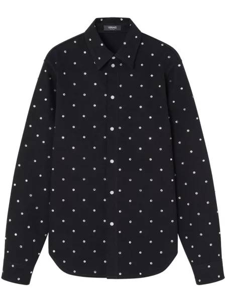 Cămașă Versace de cristal negru