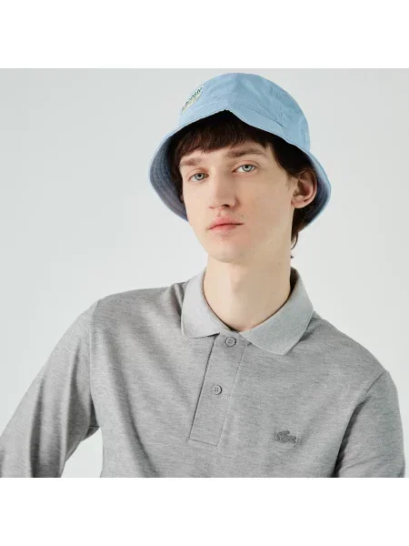 Поло Lacoste серое