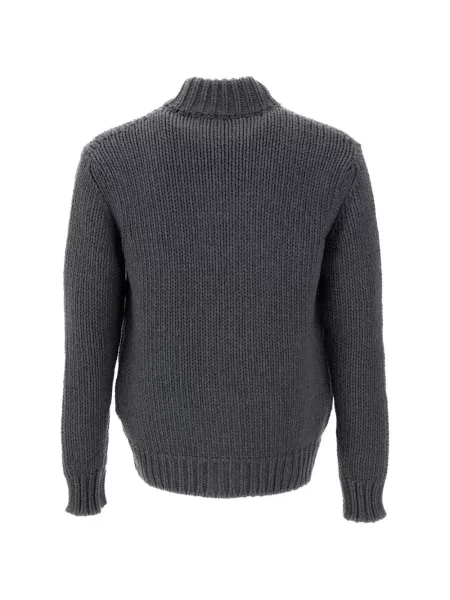 Cardigan Customer Lovers tricotate chunky gri