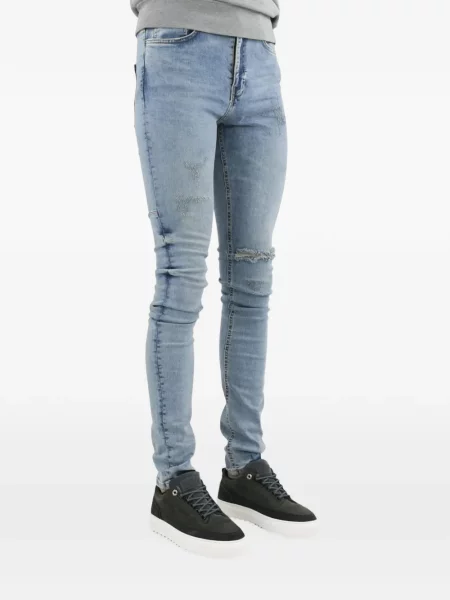 Blugi skinny Flâneur skinny fit albastru