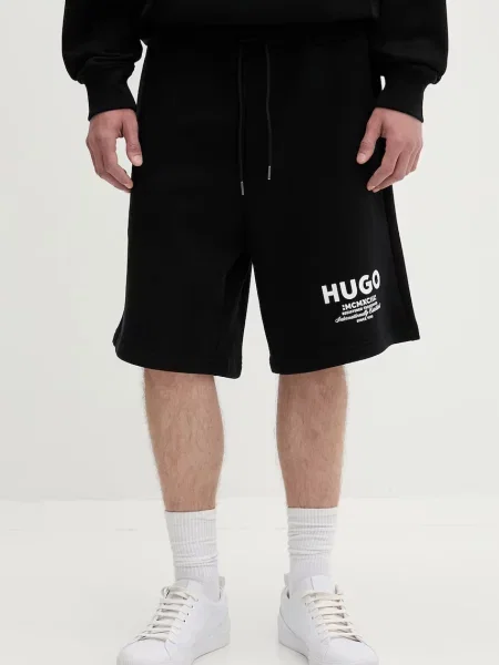 HUGO Blue pantaloni scurți de trening pentru bărbați din Nomario negru