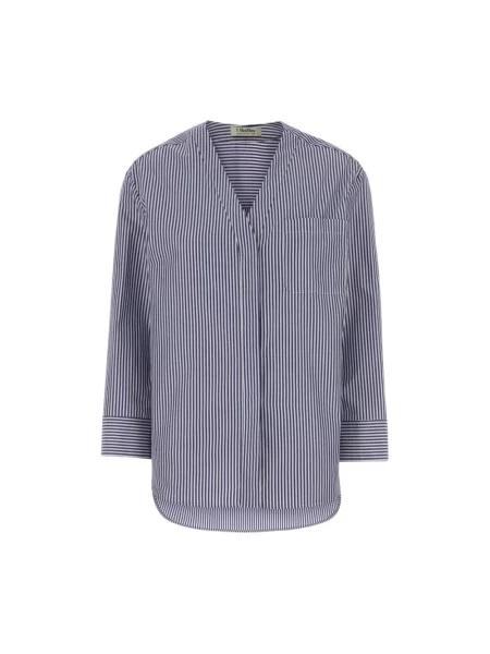 Bluzka Max Mara niebieska