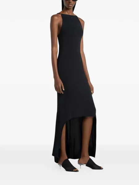 Rochie Courreges cu gât halter de costum negru