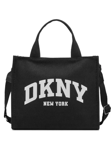 Geantă shopper Dkny cu imagine negru