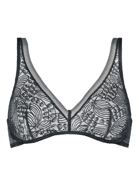 Sutien Eres din dantelă negru