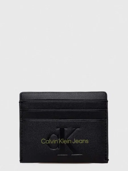 Etui za kartice Calvin Klein Jeans črna