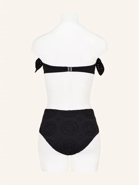 Seafolly High Waist Bikinové Kalhotky Lulu černá