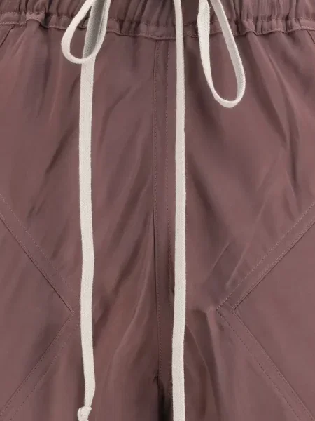 Pantaloni Rick Owens cu cordon violet