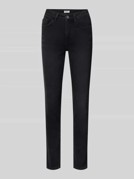 Jeansy o kroju super skinny fit z 5 model ‘DIVINE’ Liu Jo White czarne