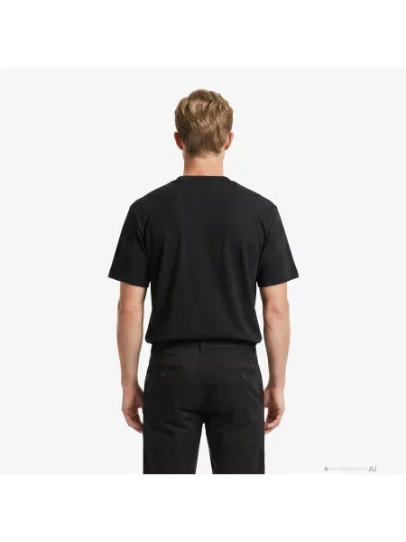 Lacoste T-Shirt O Kroju Oversize czarna