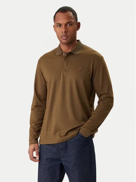Jack & Jones Тениска с яка и Crodney каки