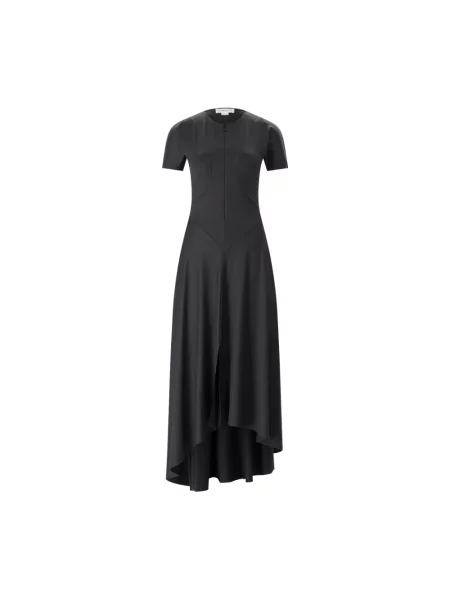 Sukienka midi Victoria Beckham czarna