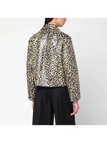 Krótka kurtka Jil Sander beżowa