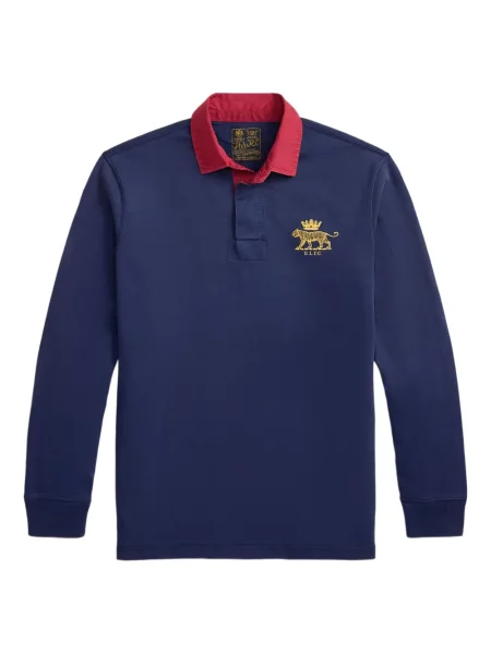 Μικρός κάλτσες Polo Ralph Lauren με κέντημα από ζέρσεϋ μπλε