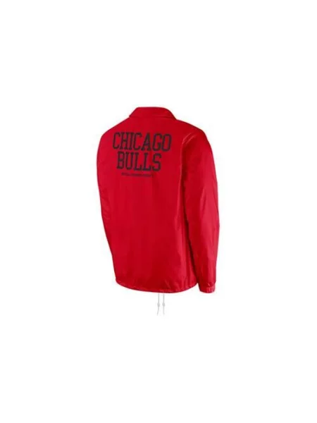 Kurtka uniwersalna Nike Nba Chicago Bulls Coach's czerwona