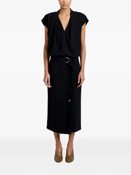 Fustă Proenza Schouler din crep negru