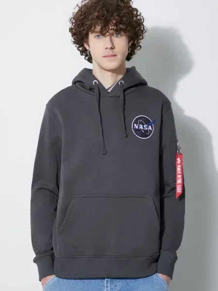 Bluza Alpha Industries NASA Orbit vintage grey szara