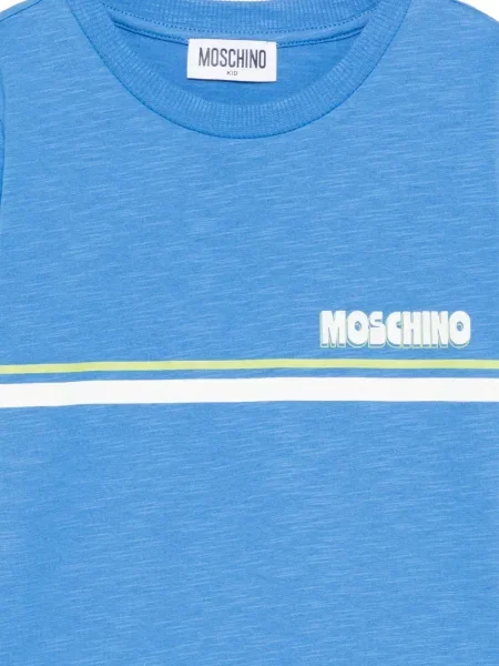 Koszulka dziecięca Moschino niebieska