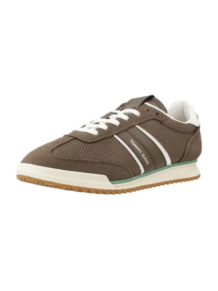 Tommy Jeans Sneakersy Tjw Low Profile Runner hnedá