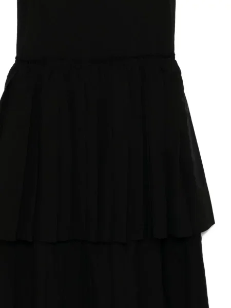 Rochie fără mâneci Black Comme Des Garçons fără mâneci de costum negru