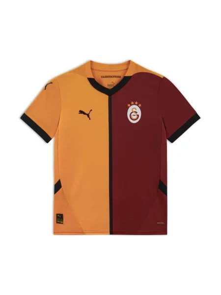 Młodzieżowa koszulka domowa Galatasaray SK PUMA Red Rhythm Intense Orange czerwona
