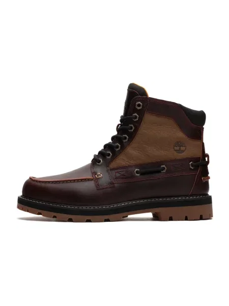 Botki Timberland skórzane brązowe