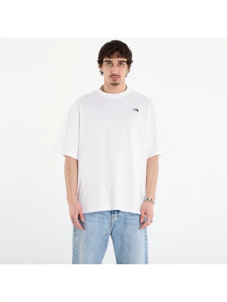 Tricou The North Face TNF Essential Simple Dome Os Ss Tee TNF White S alb