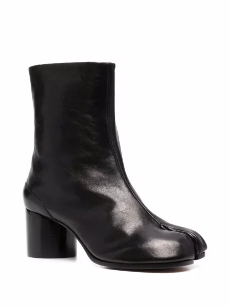 Cizme scurte Maison Margiela din piele negru