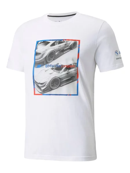 Tricou Puma cu autograf alb