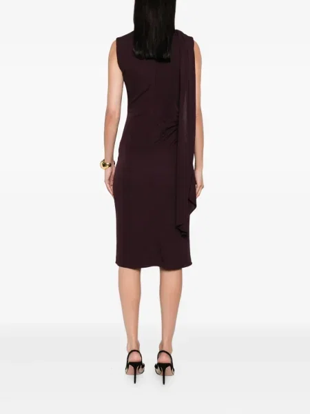 Rochie midi Tom Ford până la genunchi de costum violet