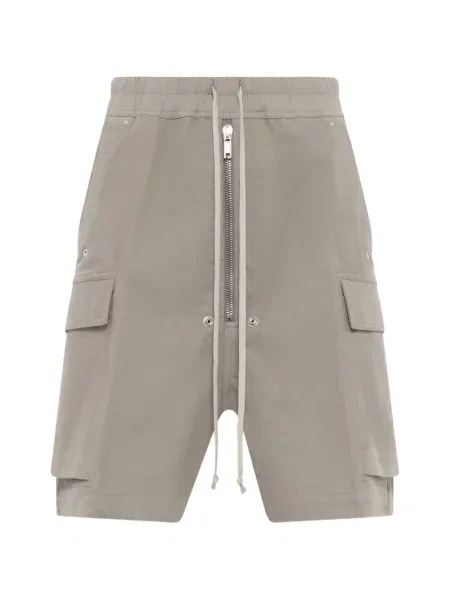 Pantaloni scurți Rick Owens din țesătură twill gri