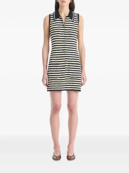 Rochie mini Altuzarra cu dungi tricotate