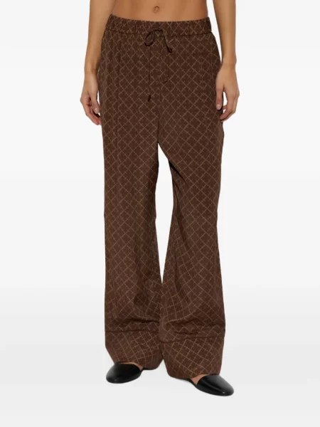 Pantaloni By Malene Birger cu imagine maro