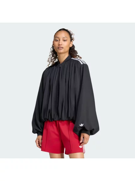 Bluza Satin Pleated czarna