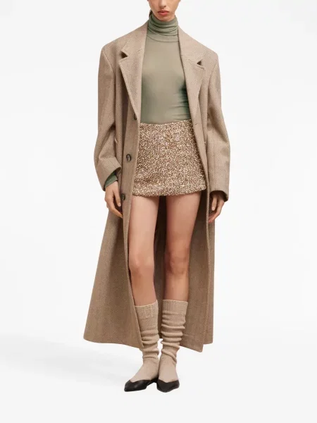 Sweter Ami Paris prążkowany
