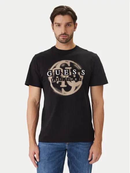 Тениска Guess черно