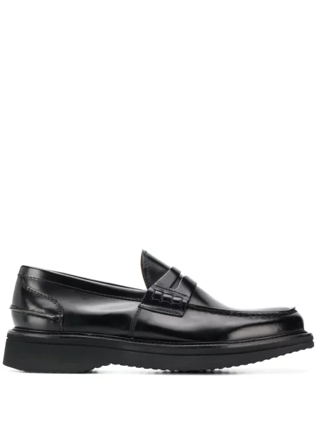 Pantofi loafer Green George slip-on clasici negru