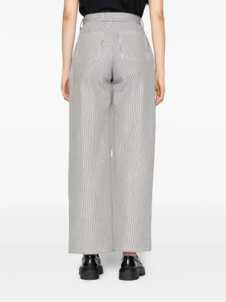 Blugi Naked And Famous cu dungi alb