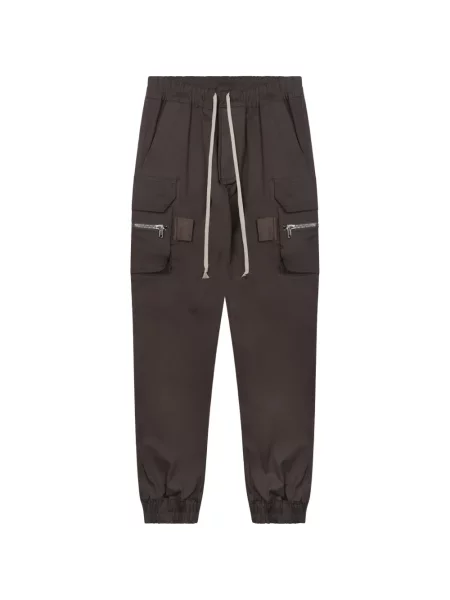Spodnie cargo Rick Owens brązowe