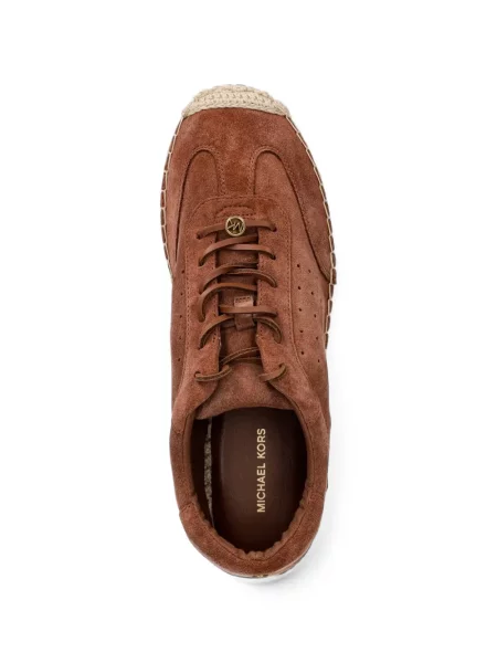 Sneakerși Michael Michael Kors din piele de căprioară maro