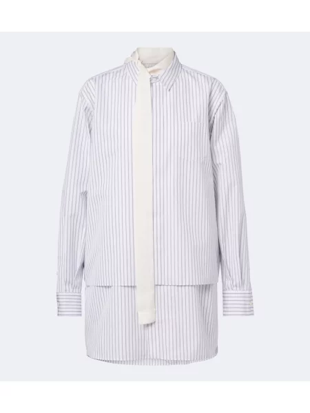 Cămașă Sacai din poplin alb