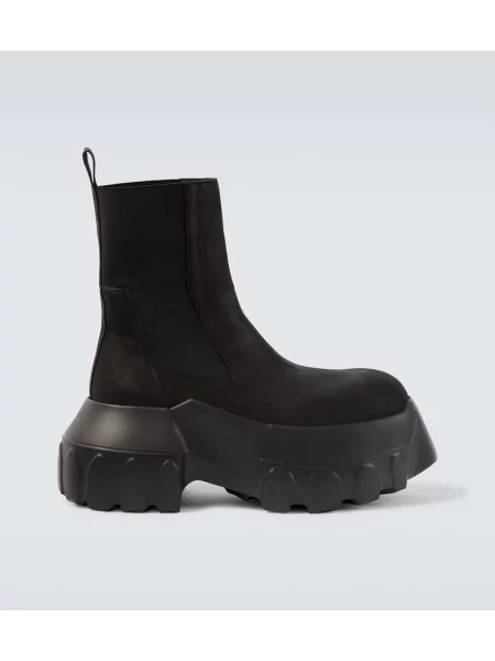 Kožené chelsea boots Rick Owens černé