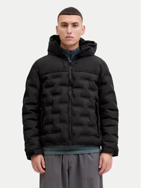 Jack & Jones Μπουφάν χειμωνιάτικο Point μαύρο